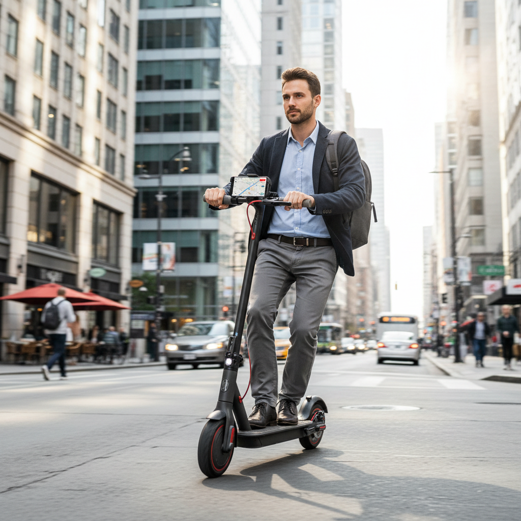 350W Folding Electric Scooter Aluminum Alloy  8.5" Tire 36V 10.4AH Lithium Battery With App Kick Scooter For Adults Escooter